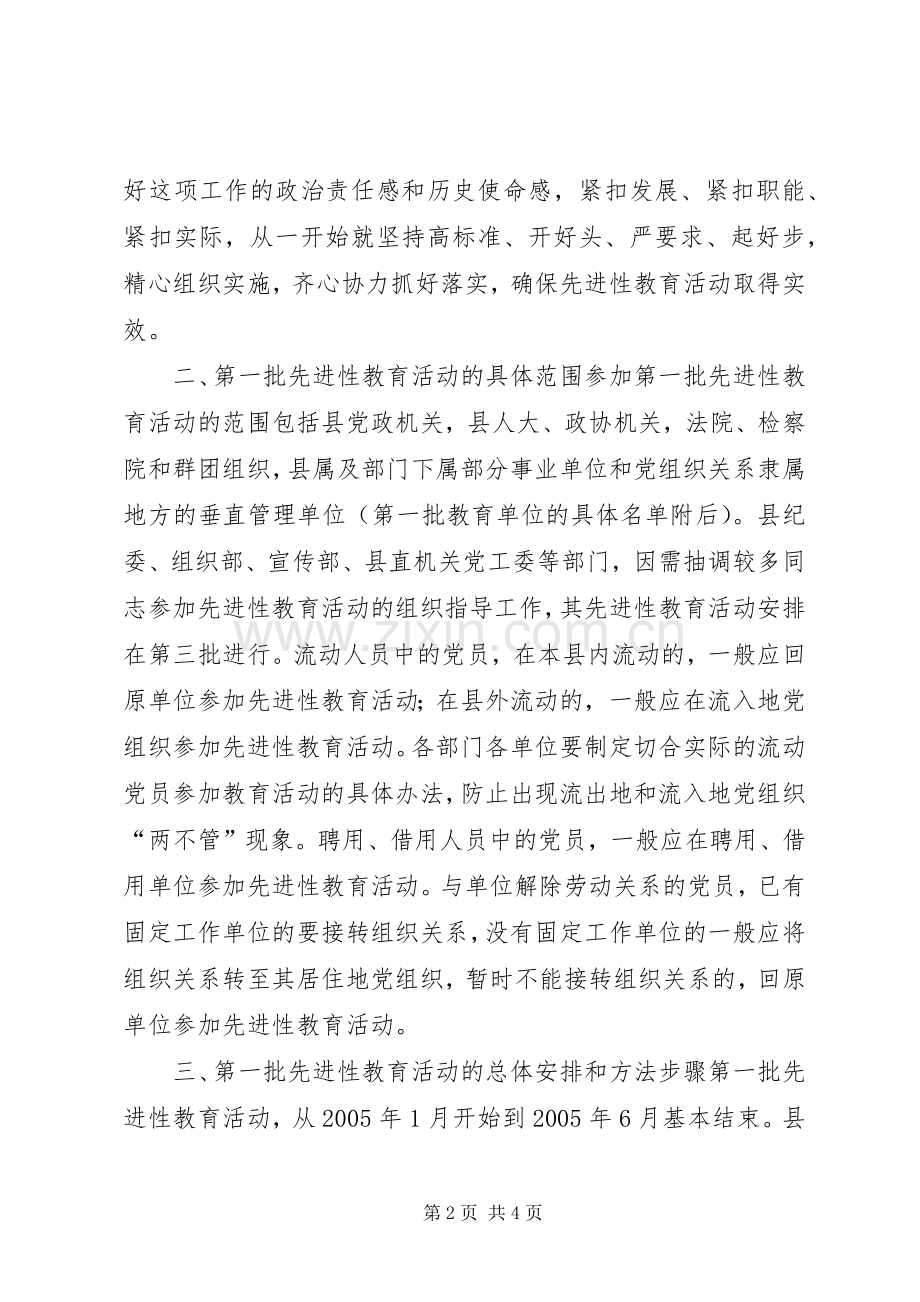XX县保先教育活动方案 .docx_第2页