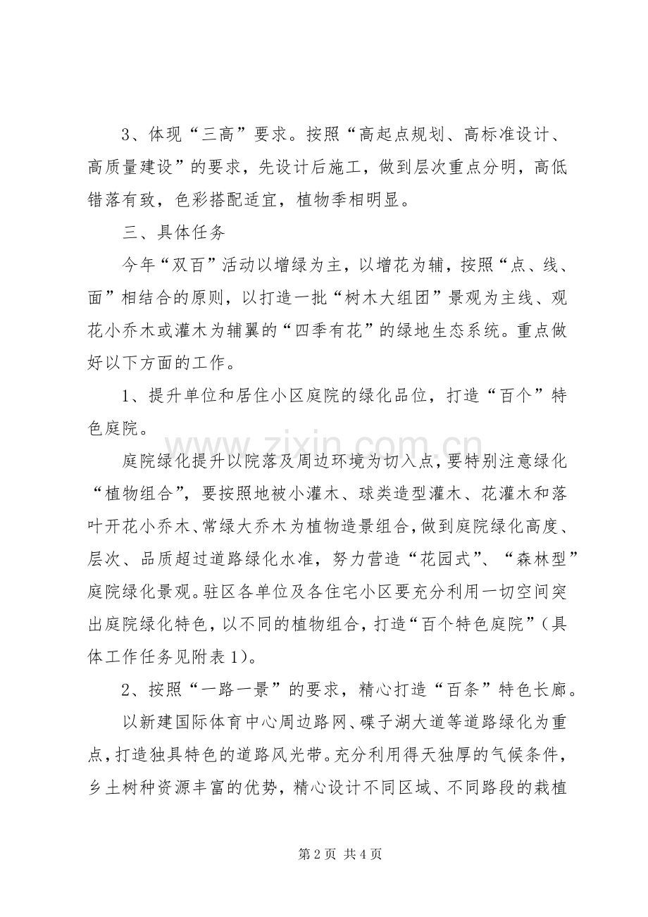 造林绿化双百活动实施方案.docx_第2页