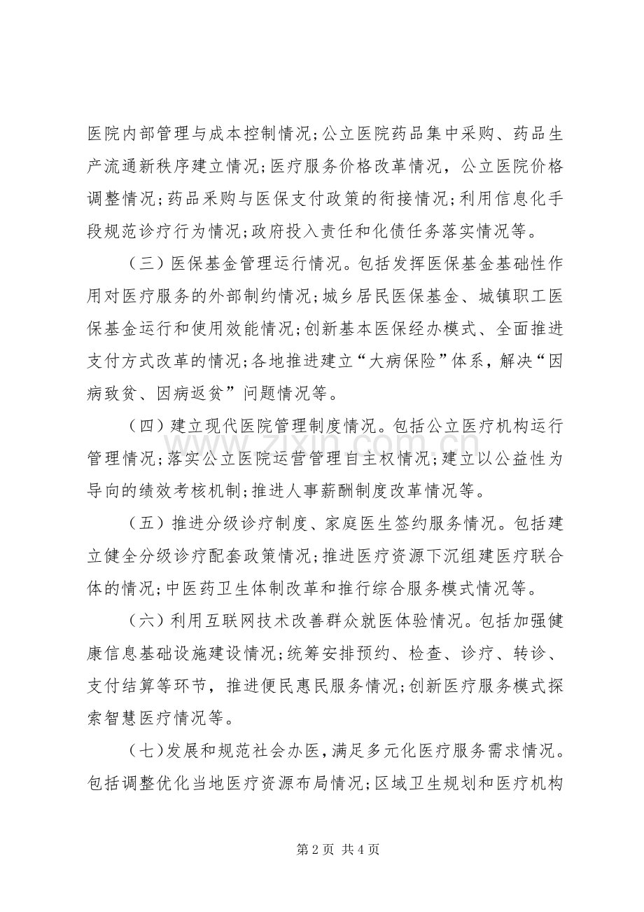 市人大开展深化医改专项调研活动实施方案.docx_第2页