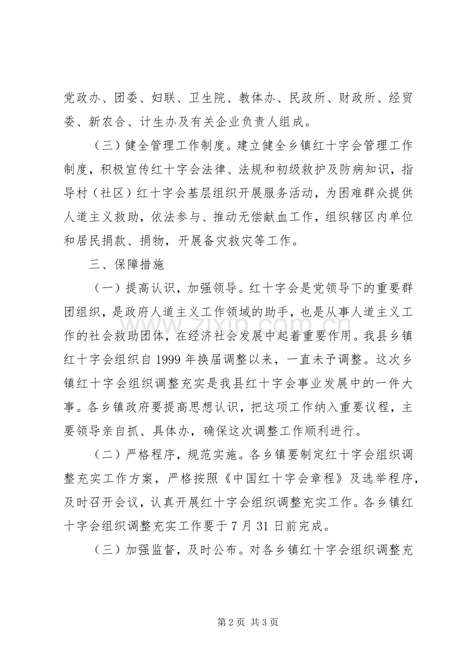 红十字会组织调整指导实施方案.docx_第2页