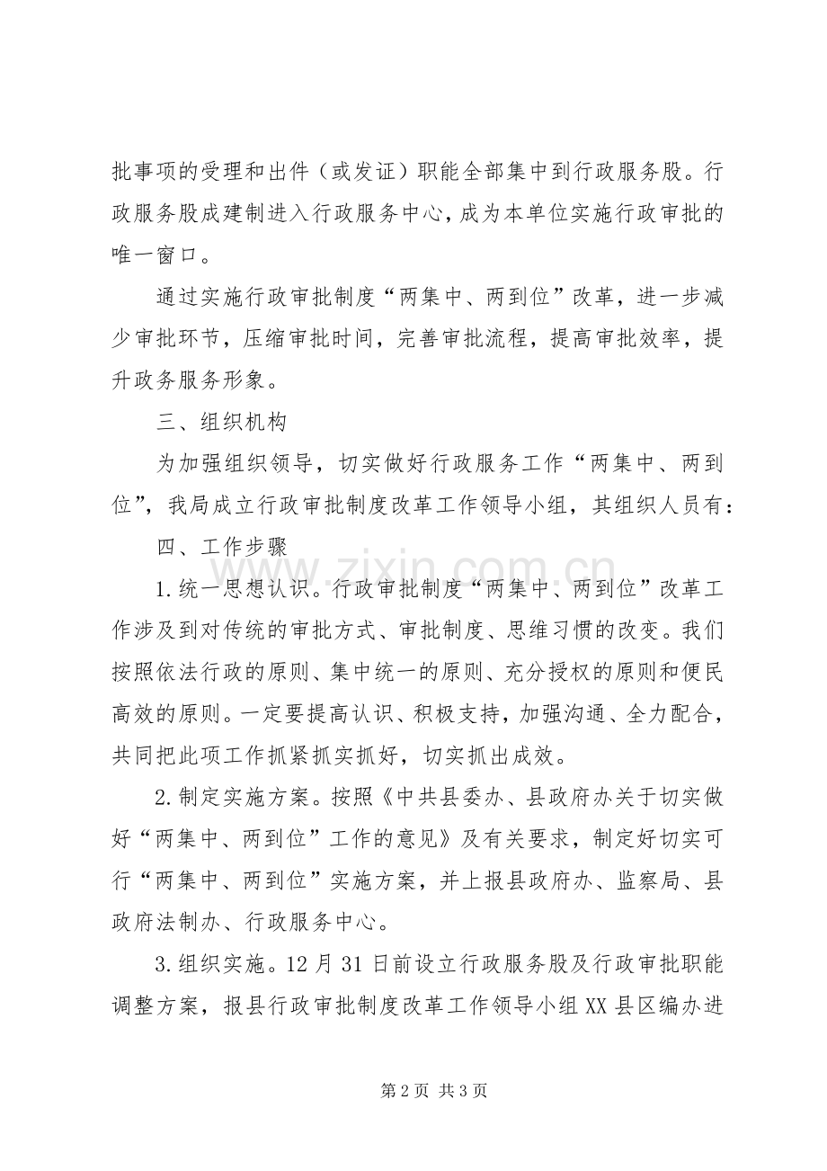 民政局两集中两到位实施方案.docx_第2页