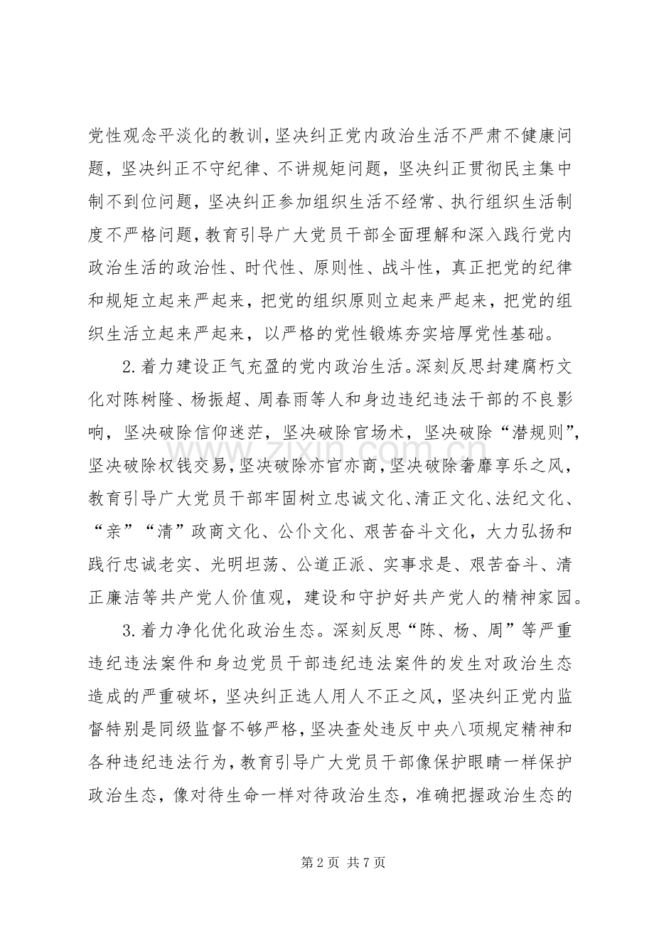 全校党员干部中开展“讲政治、重规矩、作表率”专题警示教育活动实施方案.docx_第2页