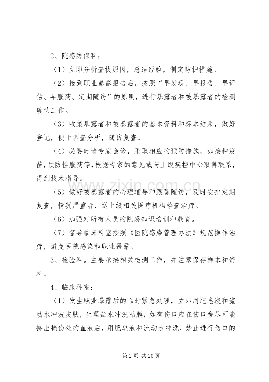 职业暴露演练实施方案.docx_第2页