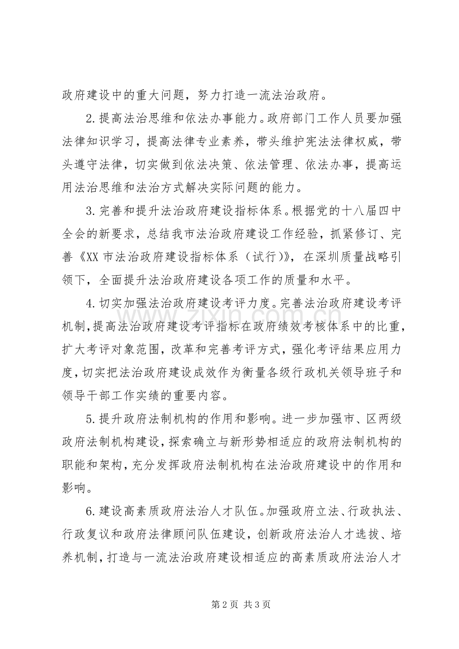 法治政府建设工作方案.docx_第2页