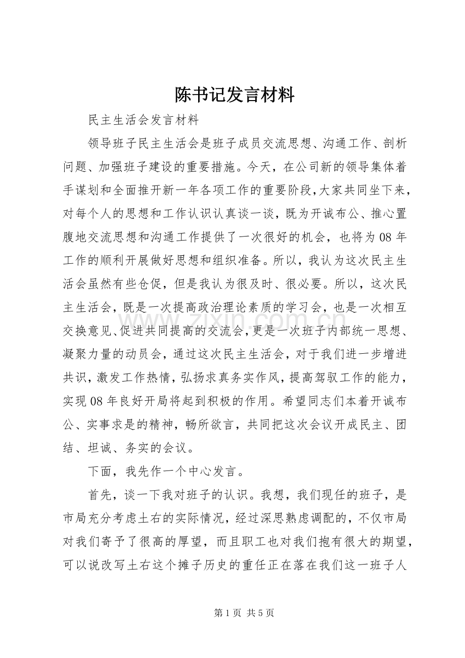 陈书记发言材料提纲.docx_第1页