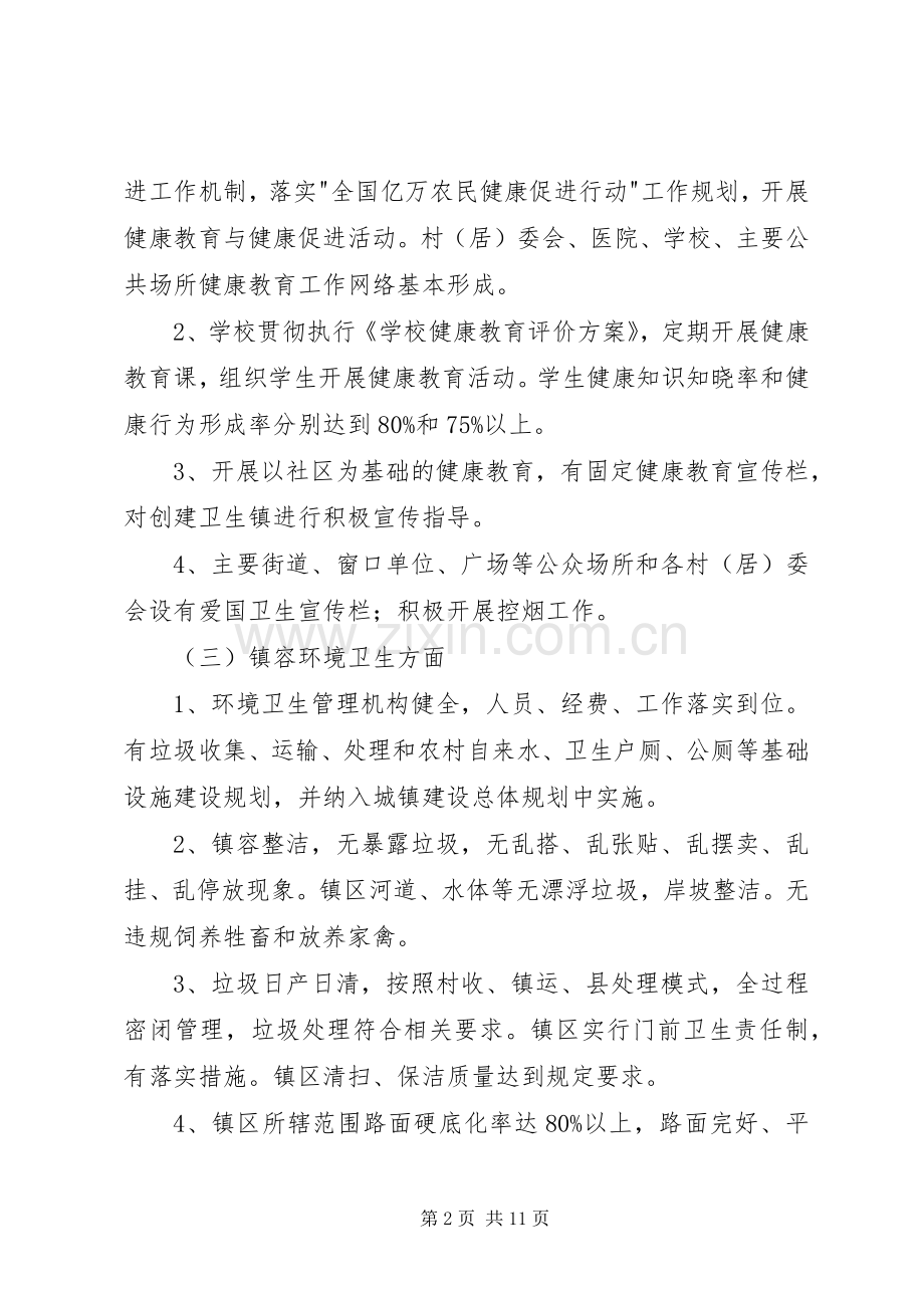 创建卫生镇工作方案.docx_第2页