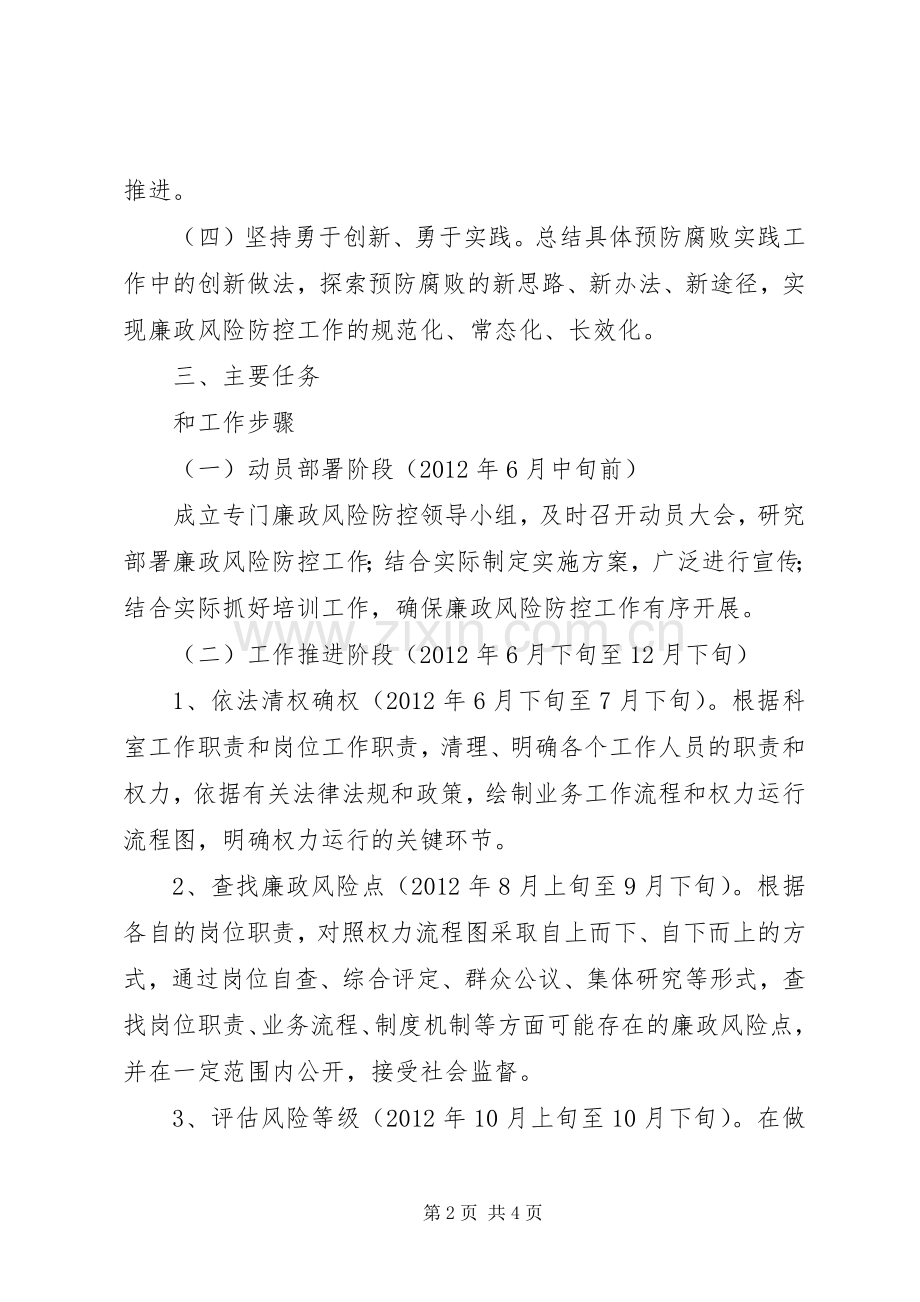 经济中心廉政风险防控实施方案.docx_第2页