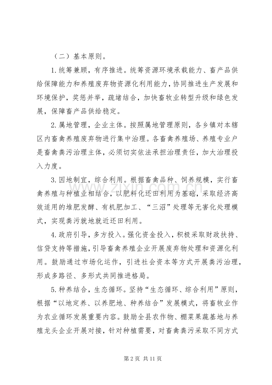 县畜禽养殖废弃物资源化利用工作方案.docx_第2页
