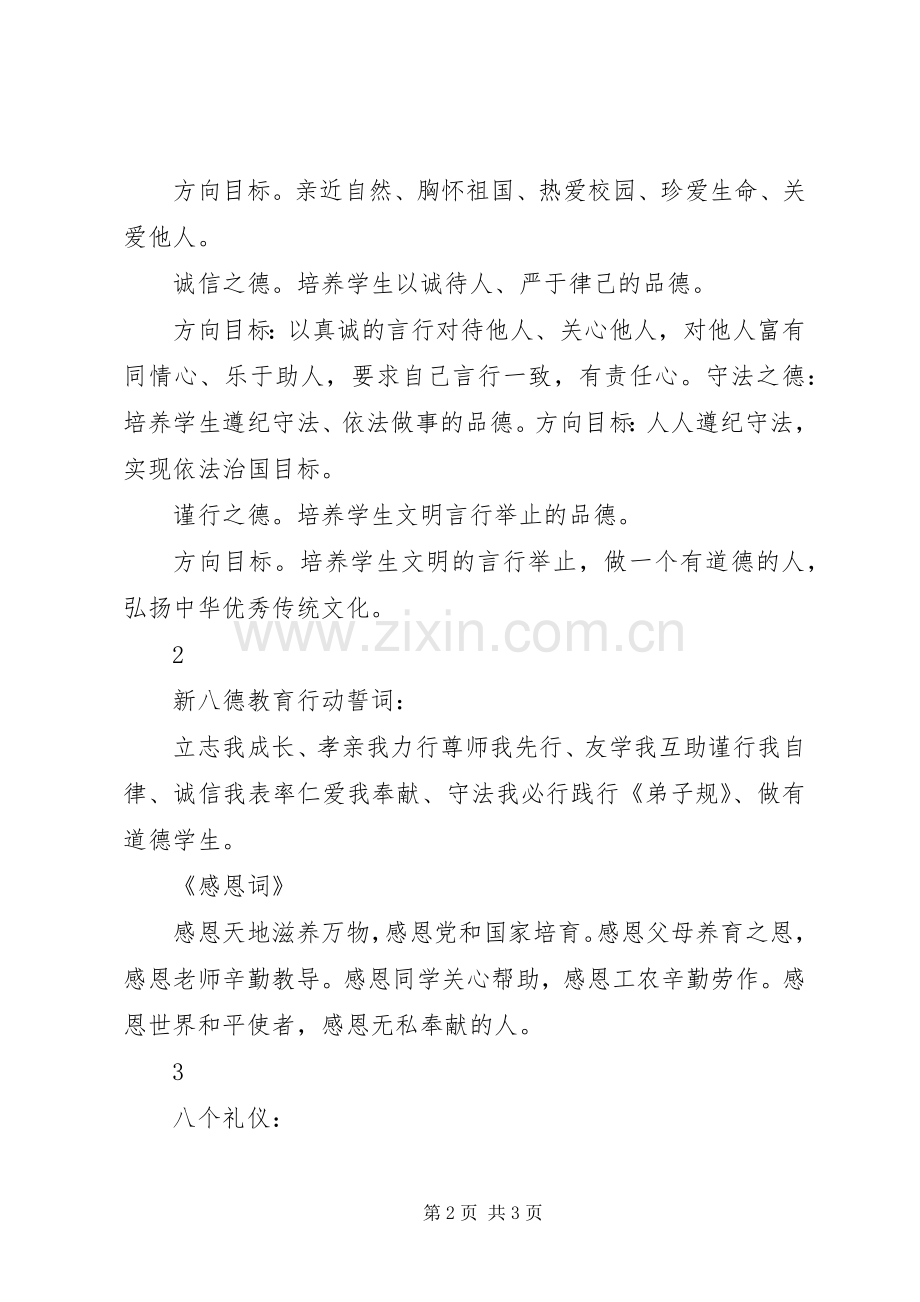学校八德教育方案.docx_第2页