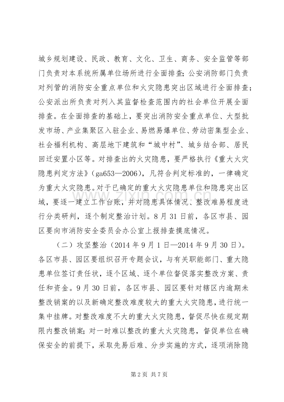 火灾隐患集中整治实施方案.docx_第2页