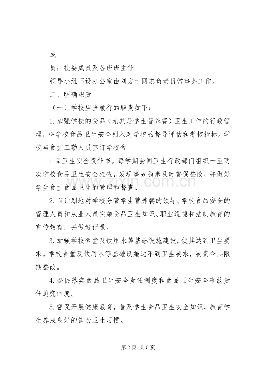 山脚小学食品卫生安全方案.docx_第2页