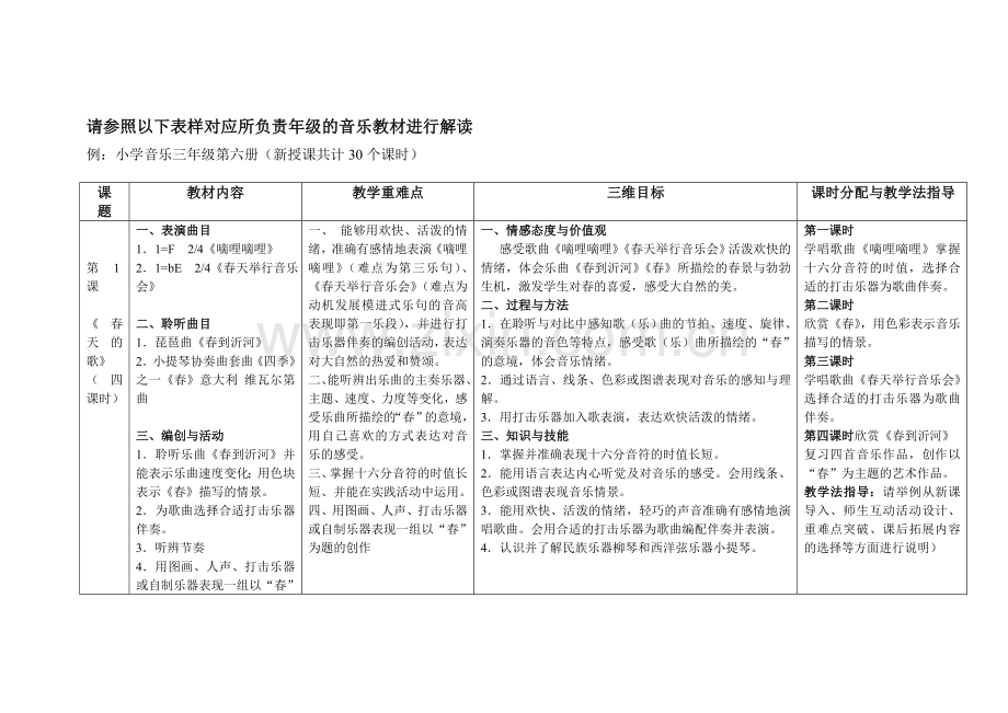 三年级第六册教材分析.doc_第1页