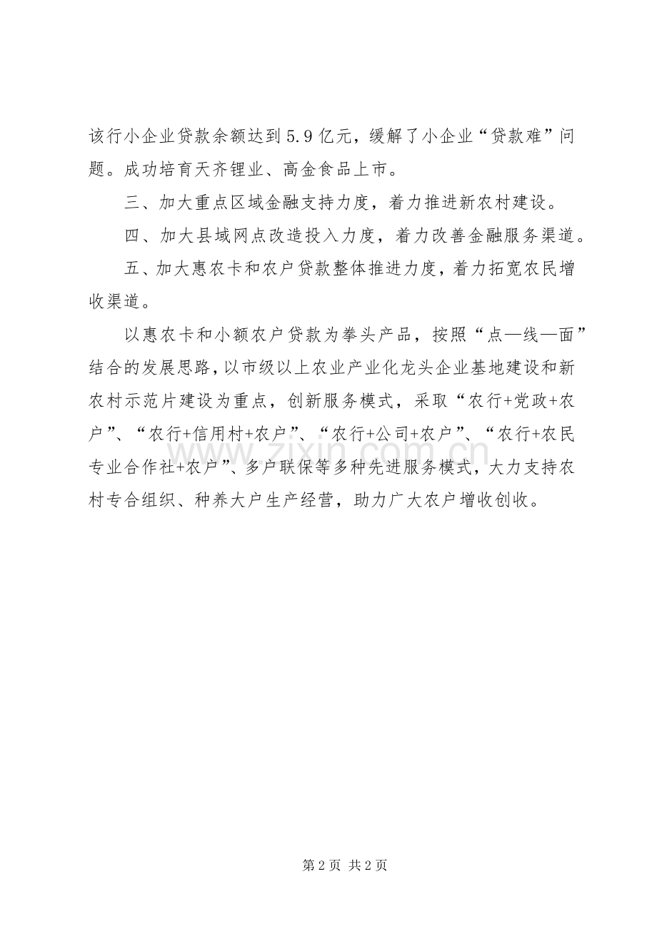 市农行服务“三农”方案 .docx_第2页