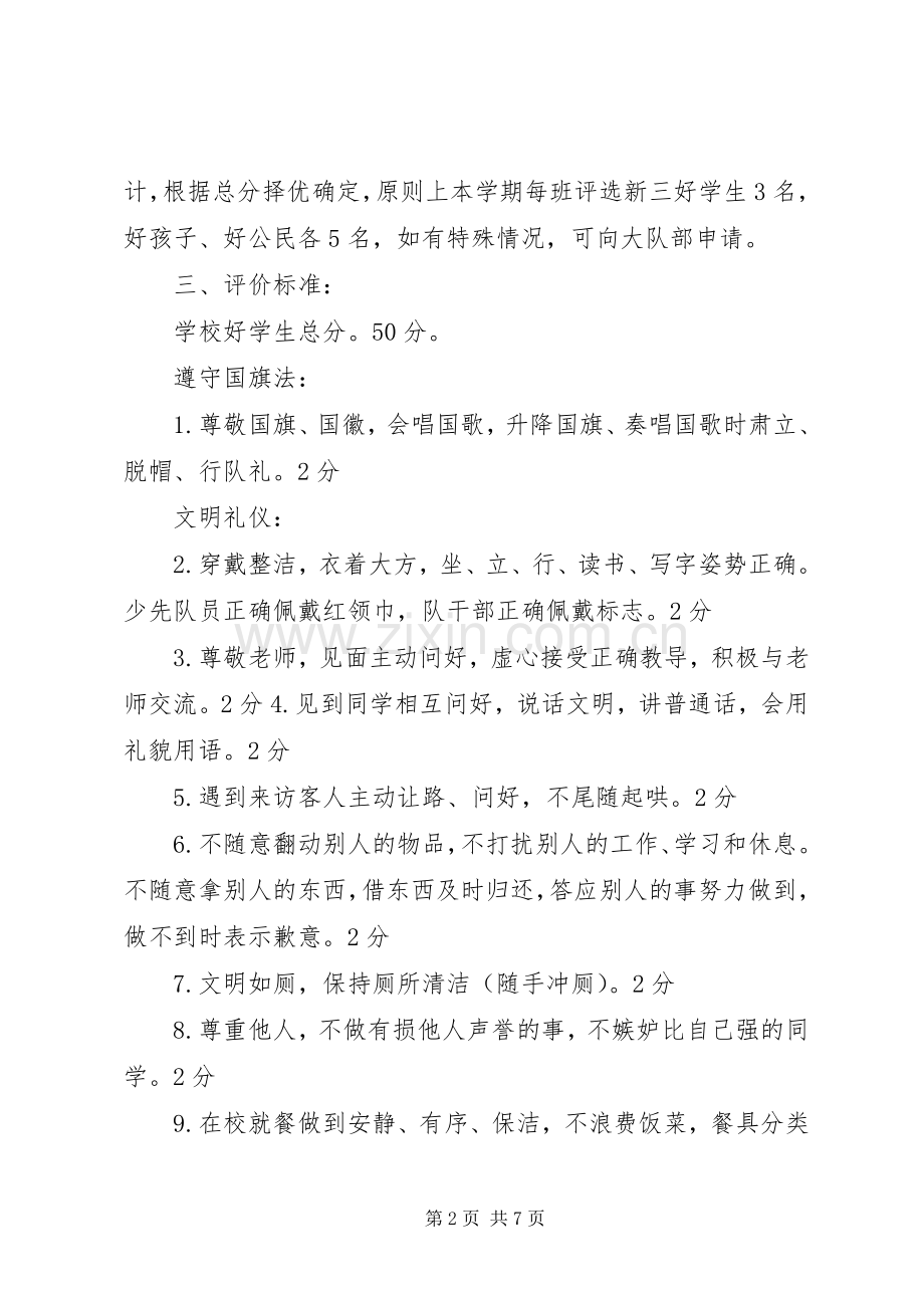 学校级“新三好学生”评选实施方案.docx_第2页
