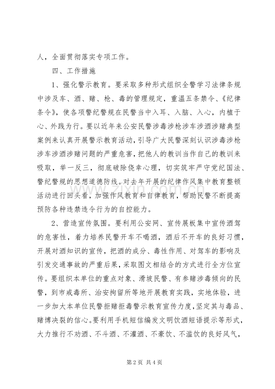 派出所开展“五涉”违法违纪问题专项整治行动实施方案.docx_第2页