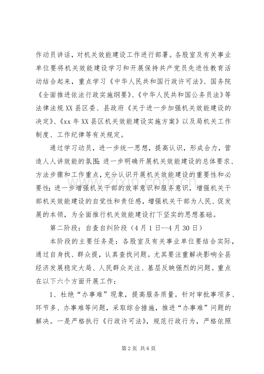 建设局机关效能方案.docx_第2页