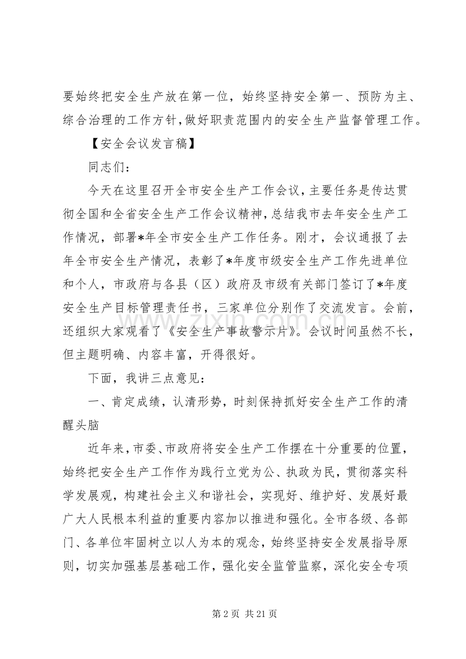20XX年全市安全生产工作会议发言.docx_第2页