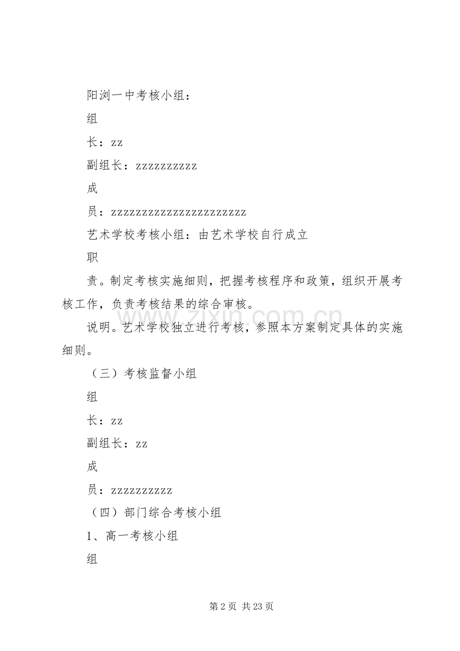 阳浏一中教职工年度考核方案.docx_第2页