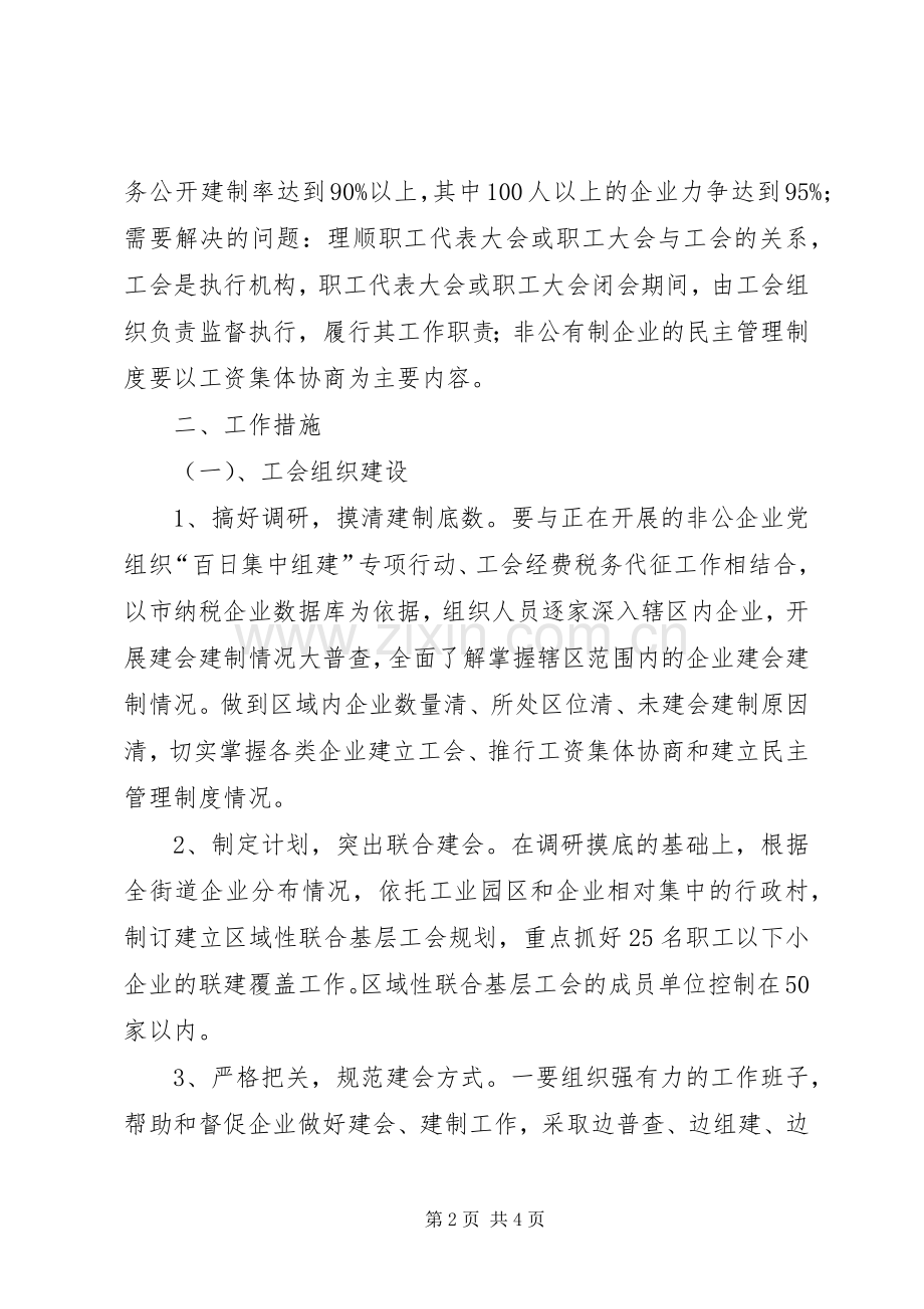 非公企业工会工作实施方案.docx_第2页