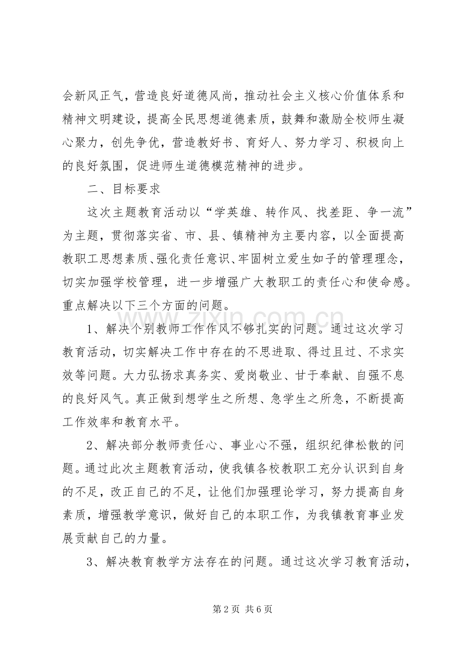 关于深入开展“爱夫桥作贡献转作风争一流”活动的方案 .docx_第2页