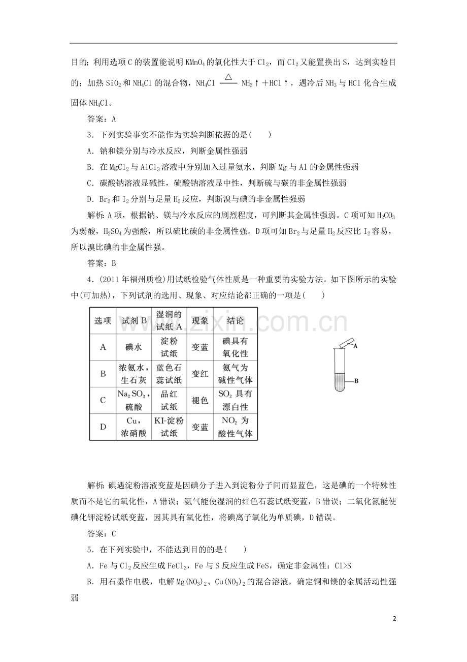 高考化学第一轮复习-第40讲化学实验四课时练.doc_第2页