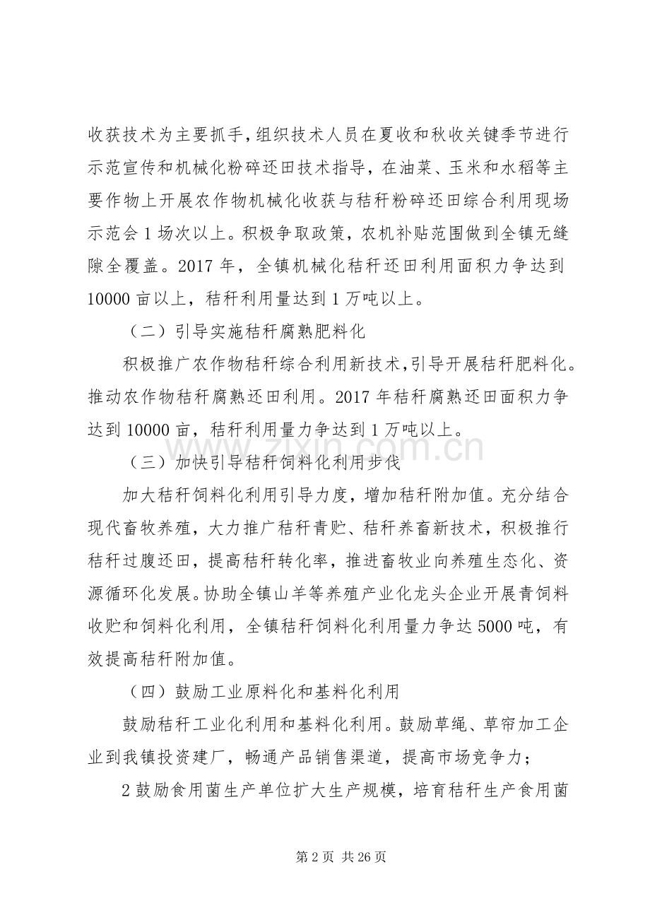 黄花XX年农作物秸秆综合利用工作实施方案.docx_第2页