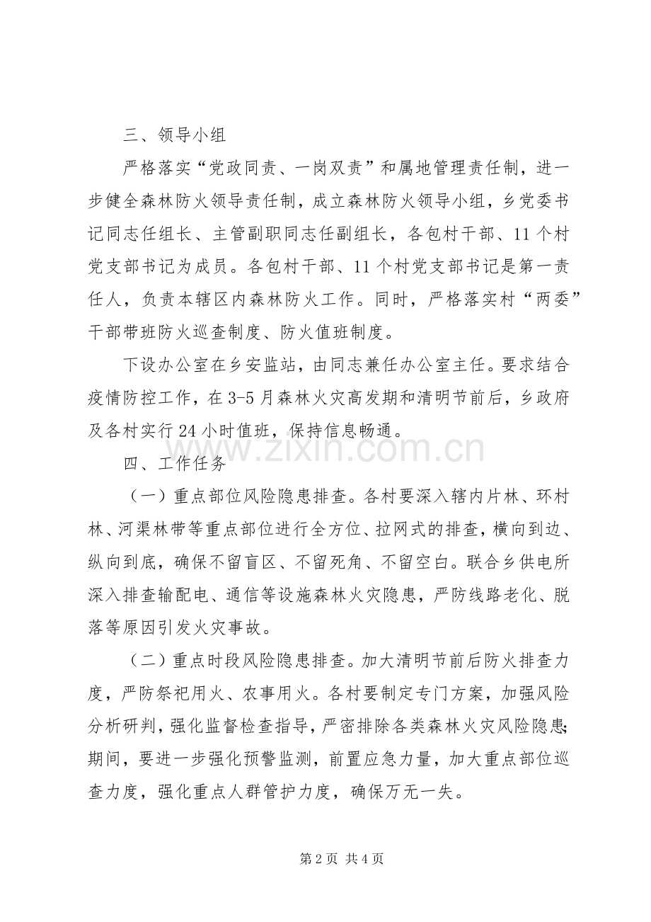 森林火灾风险隐患整治实施方案.docx_第2页