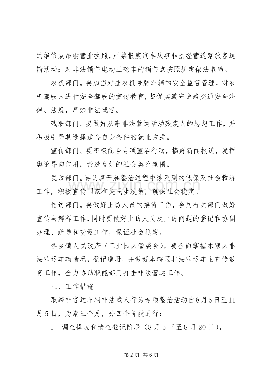 非客运车辆载人整顿实施方案.docx_第2页