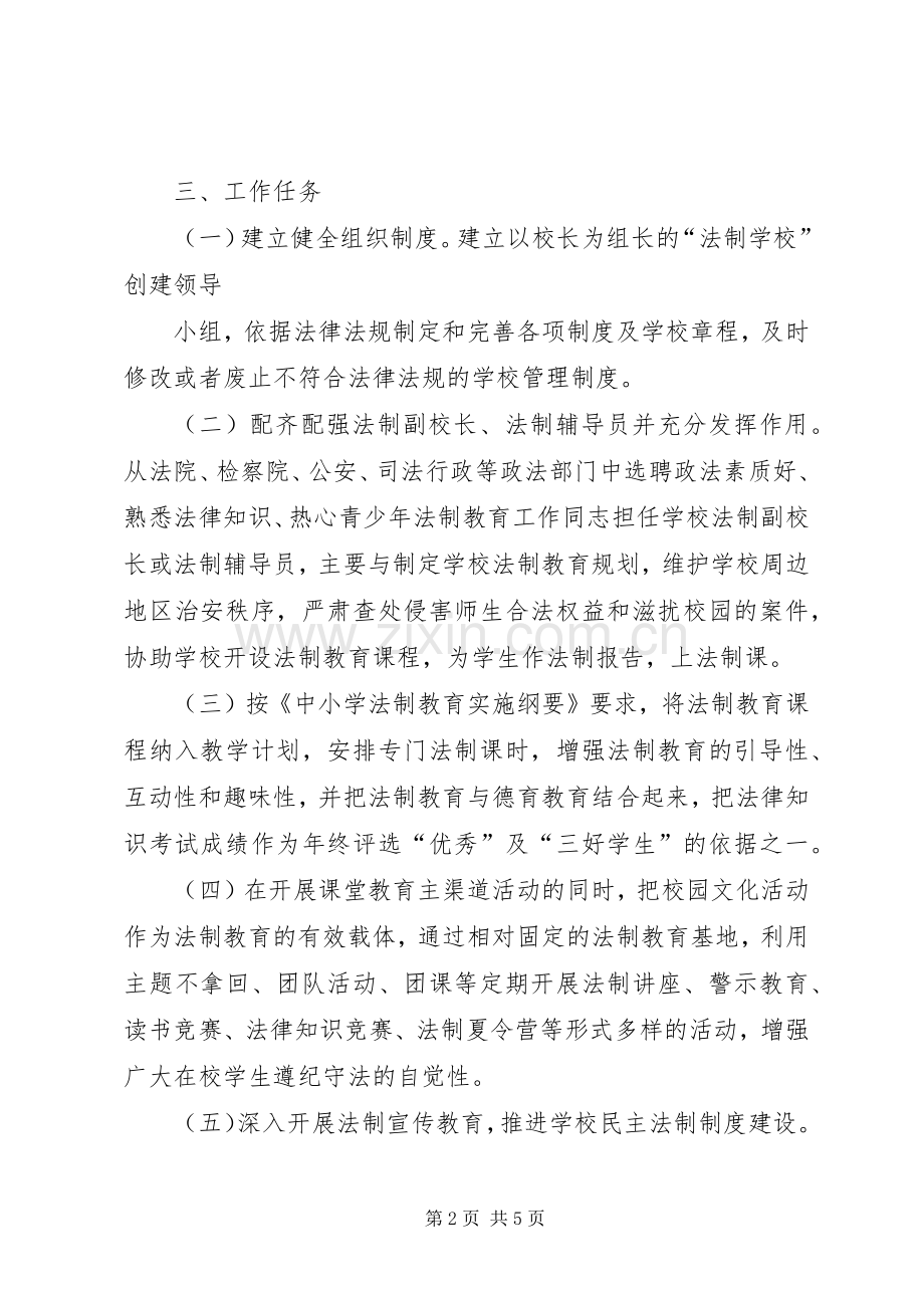 学校创建活动的方案.docx_第2页