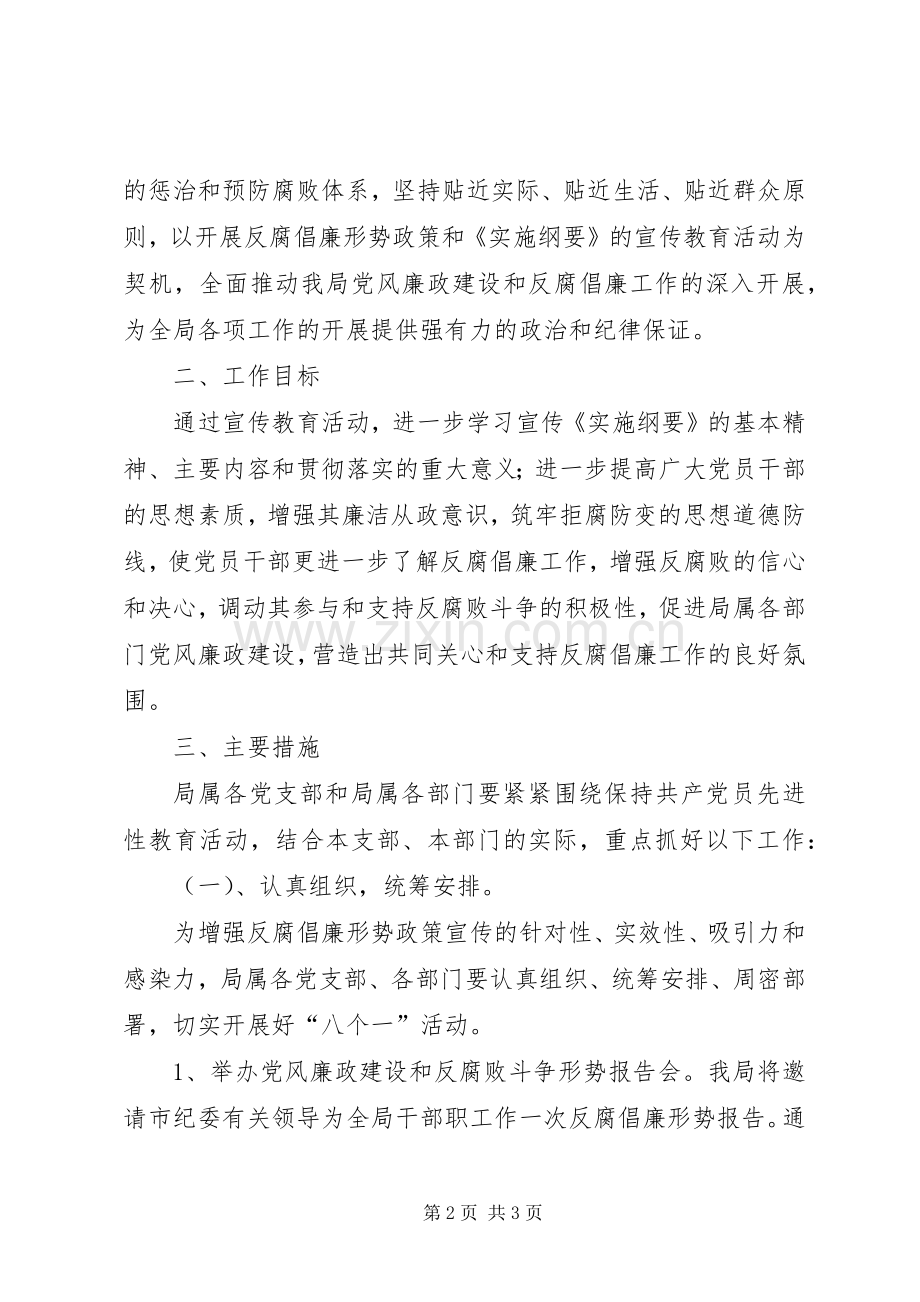 工商局党风廉政教育月活动工作实施方案-.docx_第2页
