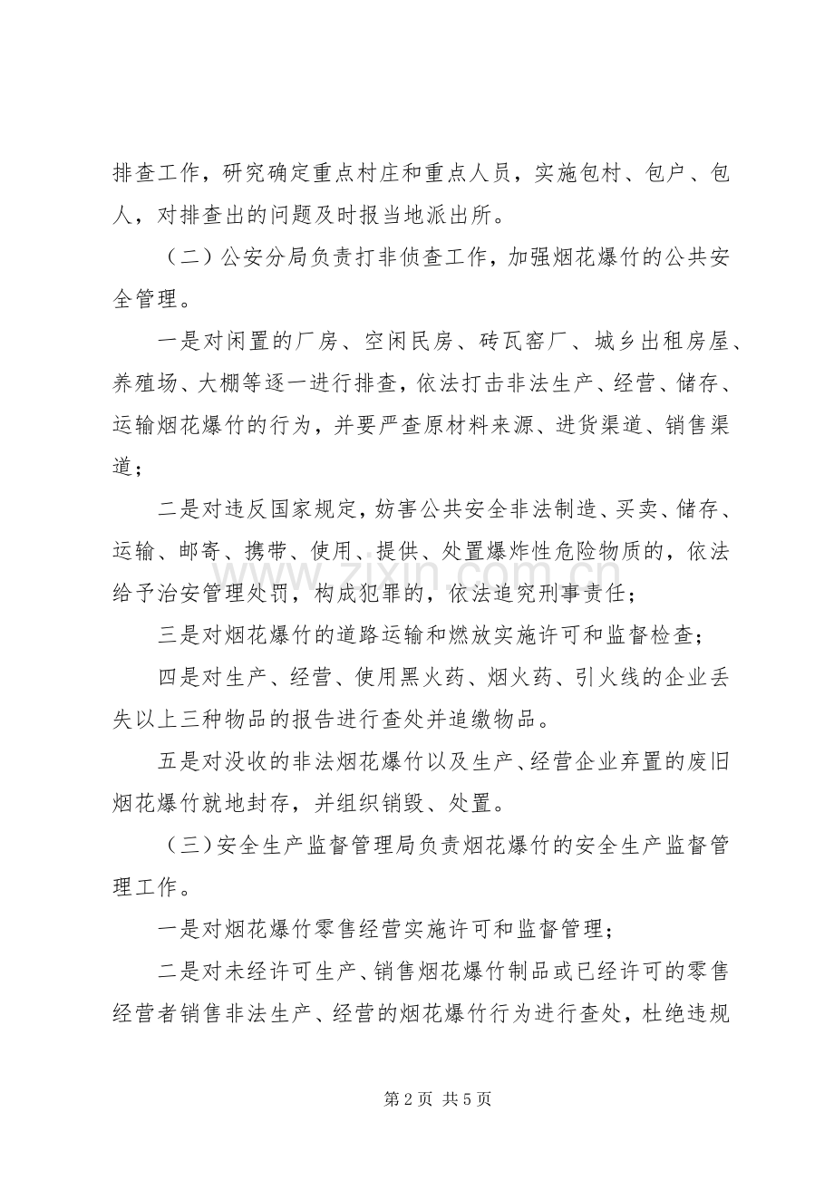 打击非法烟花爆竹生产经营实施方案.docx_第2页