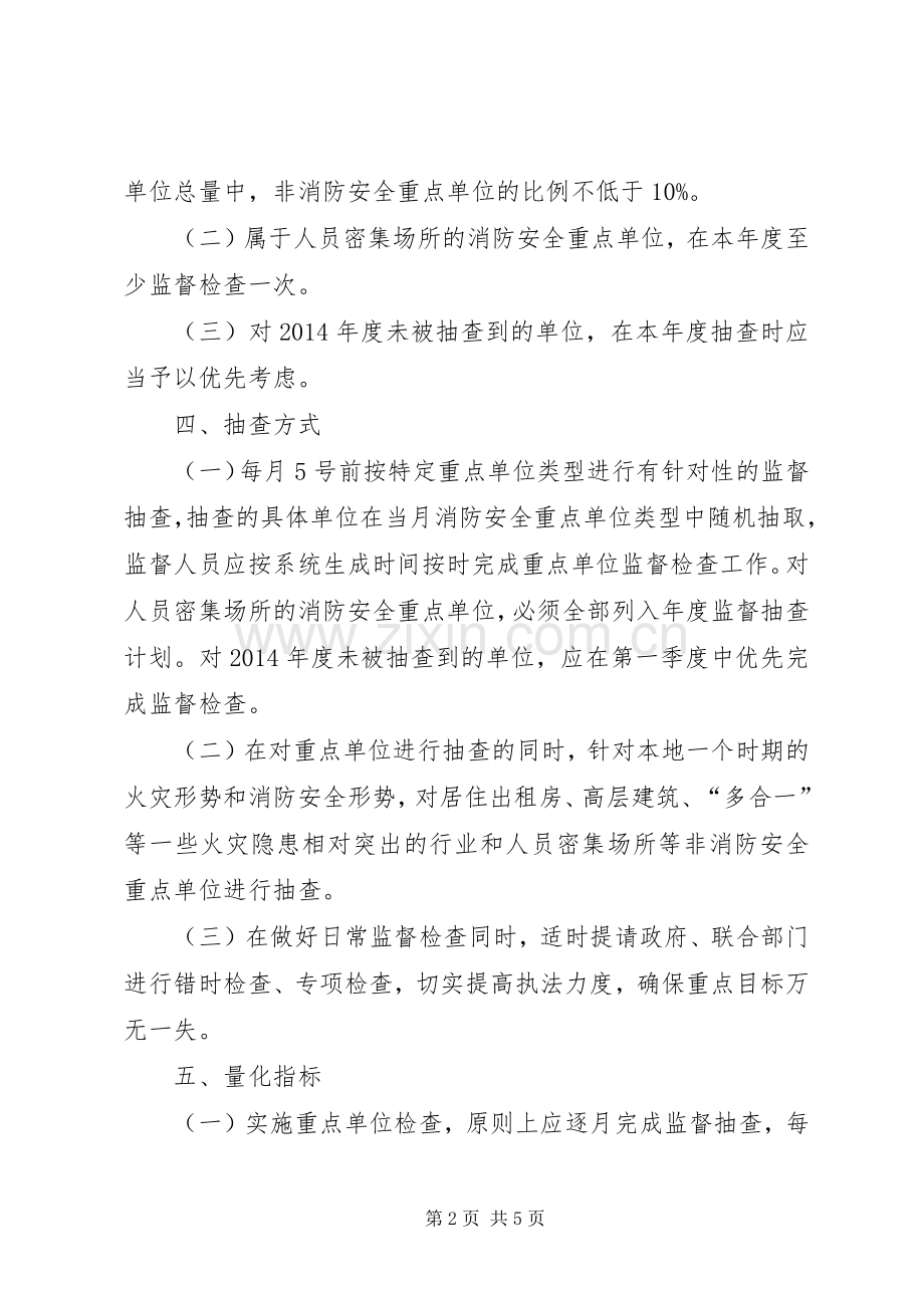 XX年消防大队安全监督抽查实施方案.docx_第2页