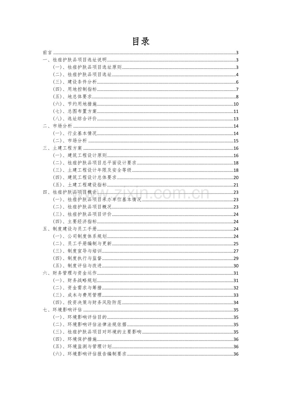祛痘护肤品项目可行性分析报告.docx_第2页