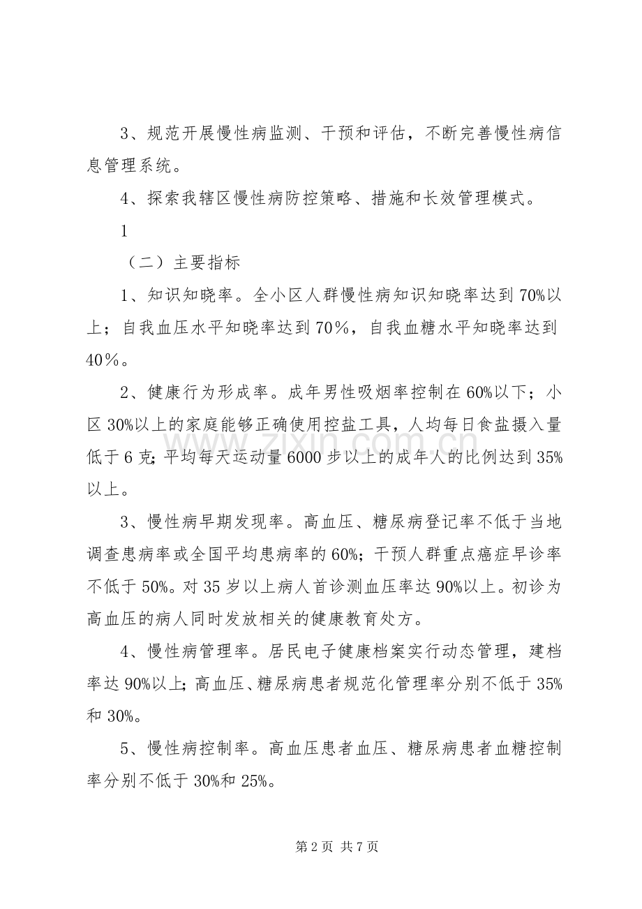 XX年慢病综合防控示范区方案则范文.docx_第2页