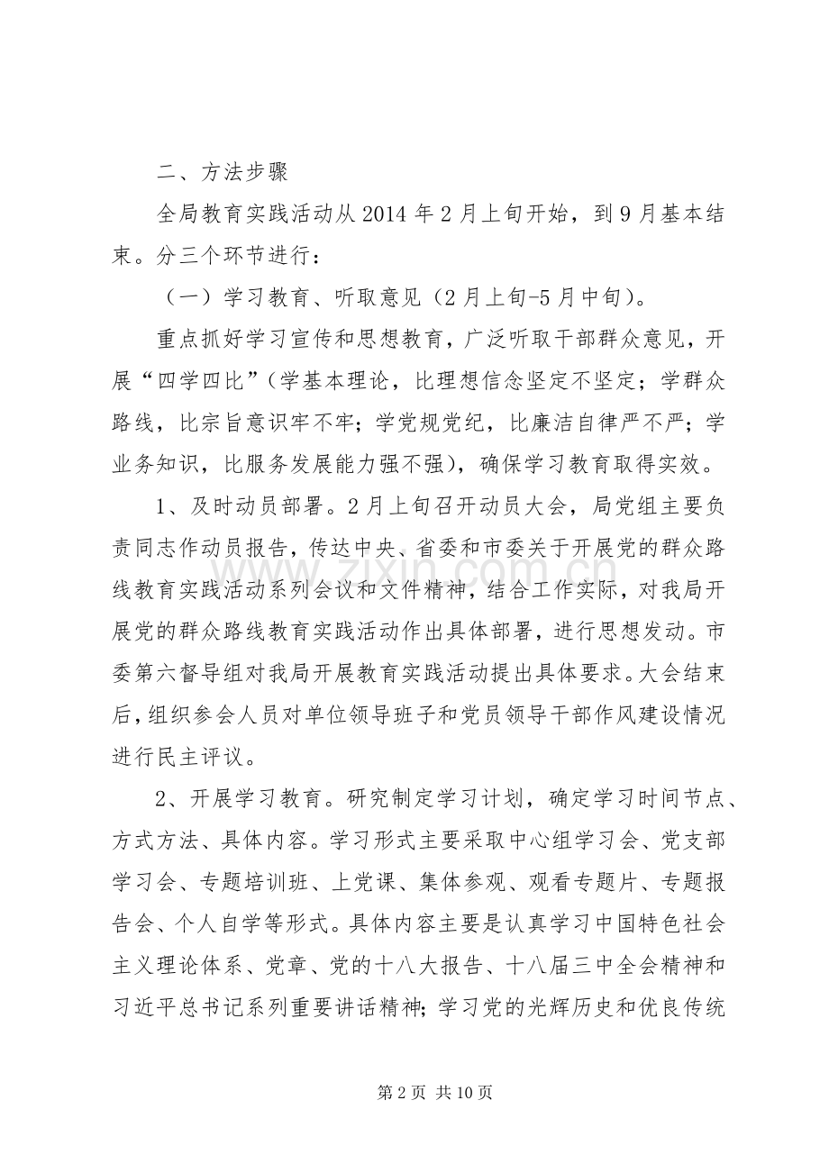 国土局党的群众路线教育实践方案.docx_第2页