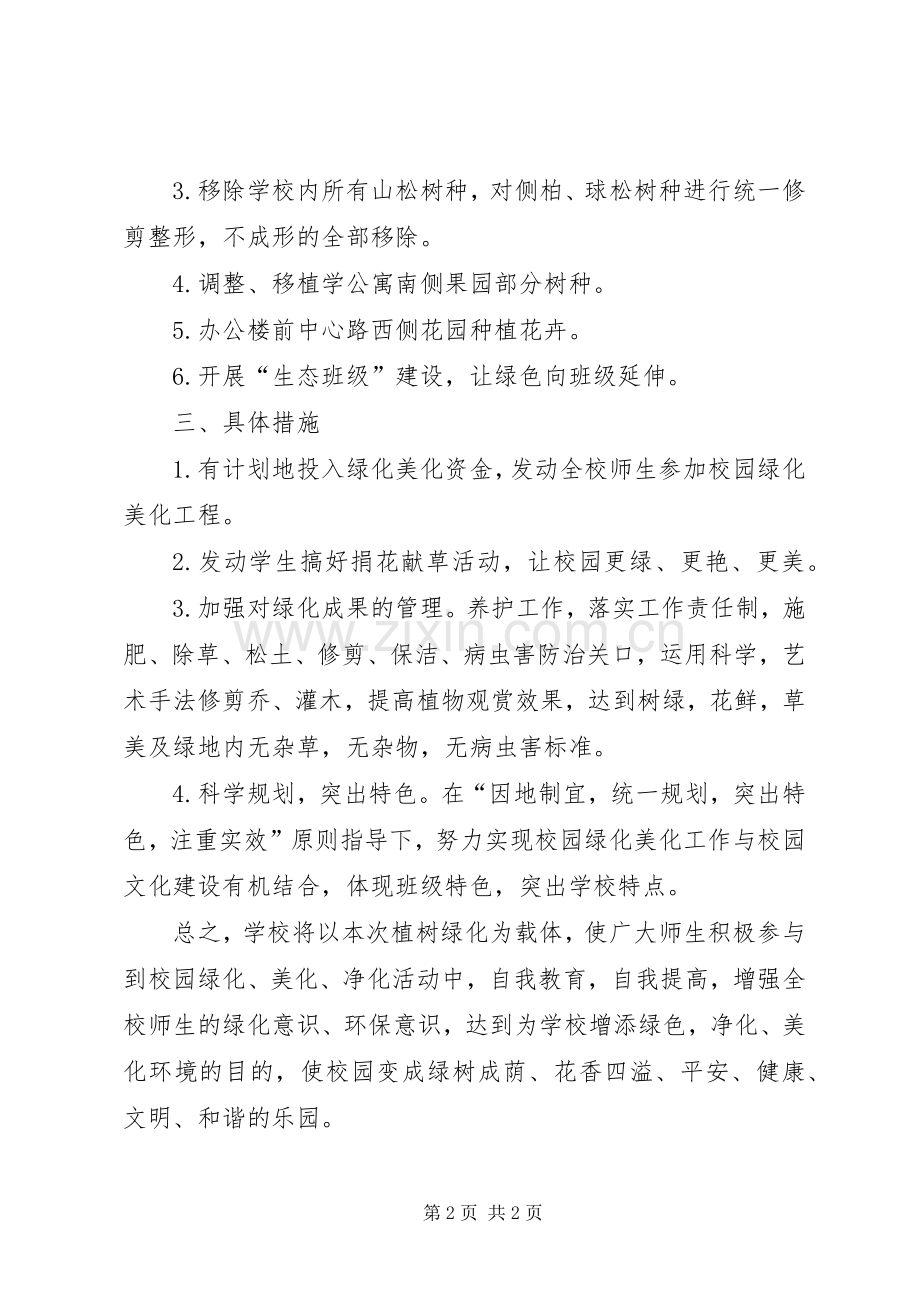 校园春季绿化实施方案.docx_第2页