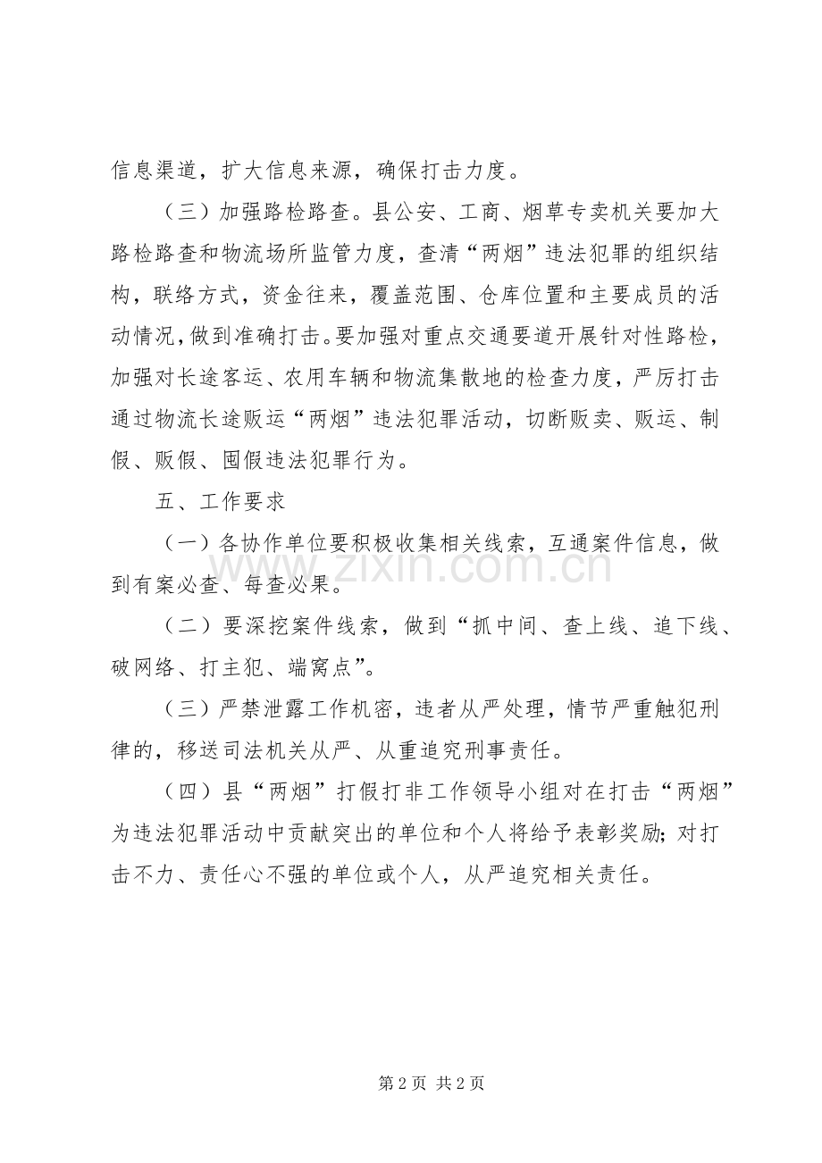 两烟打假打非指导实施方案.docx_第2页