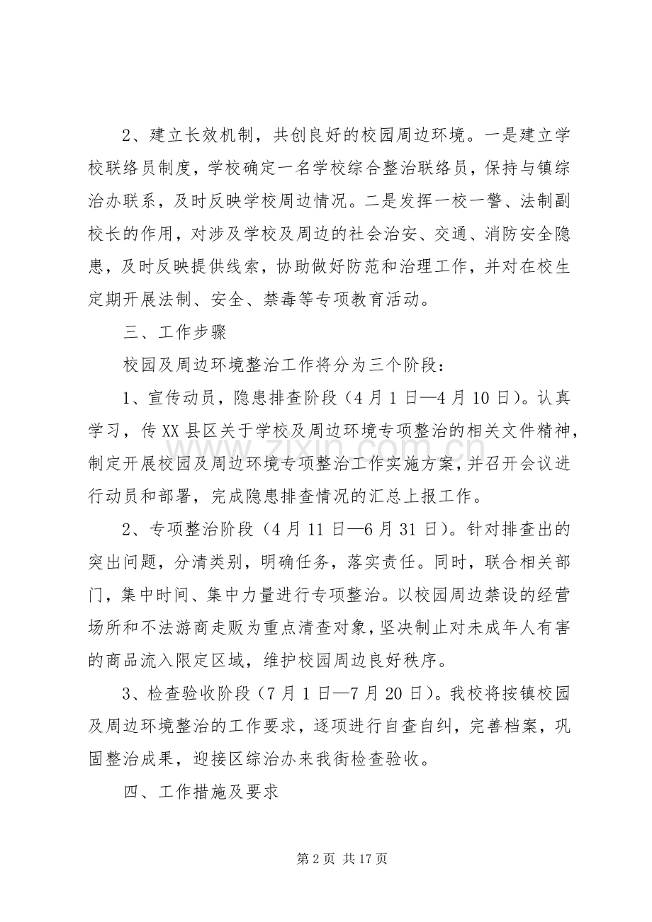 汪洋小学开展校园及周边环境整治工作方案.docx_第2页