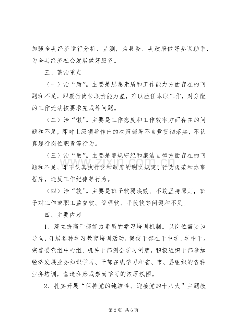 发改委作风建设总体实施方案.docx_第2页