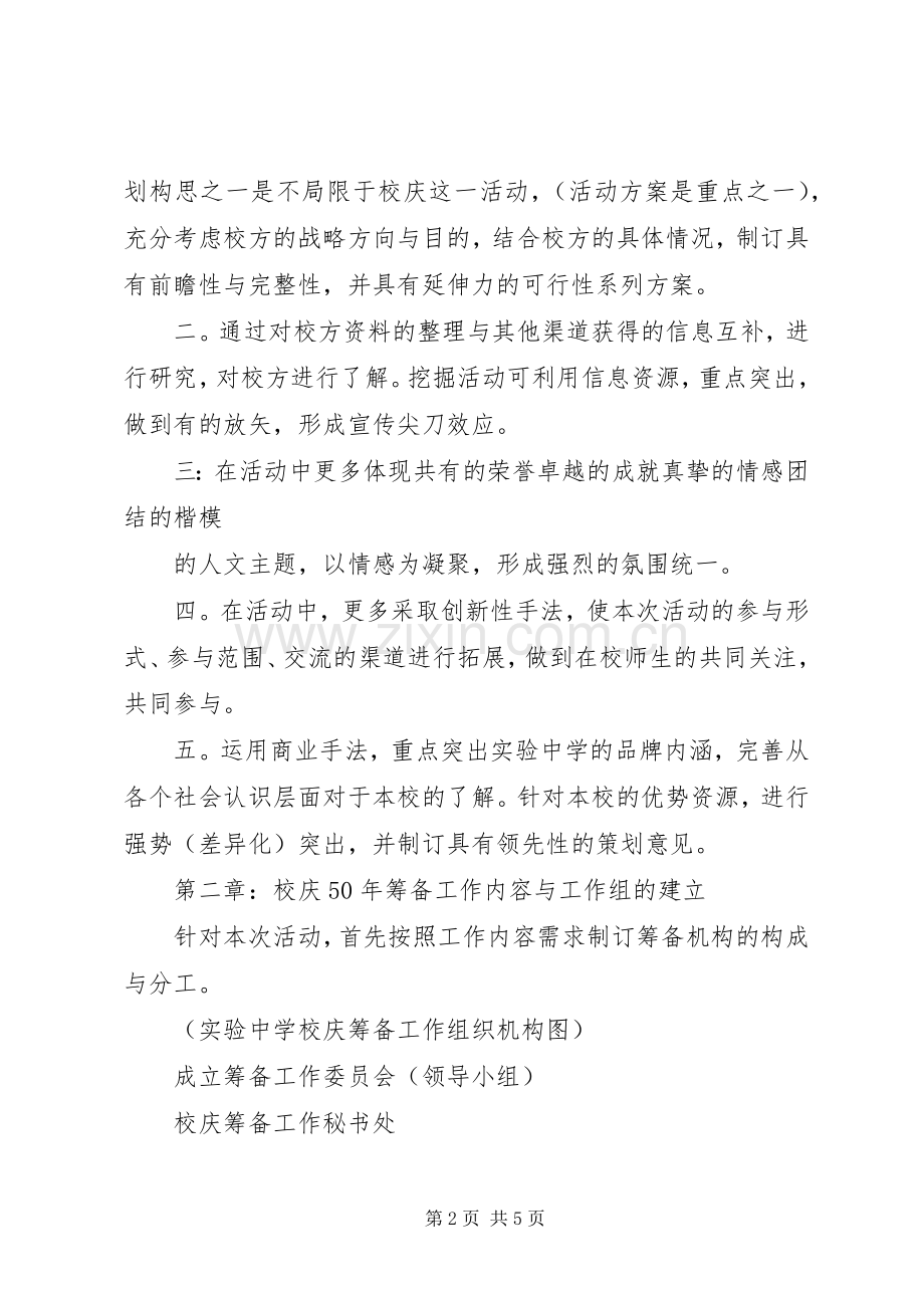 中学周年校庆活动实施方案 .docx_第2页