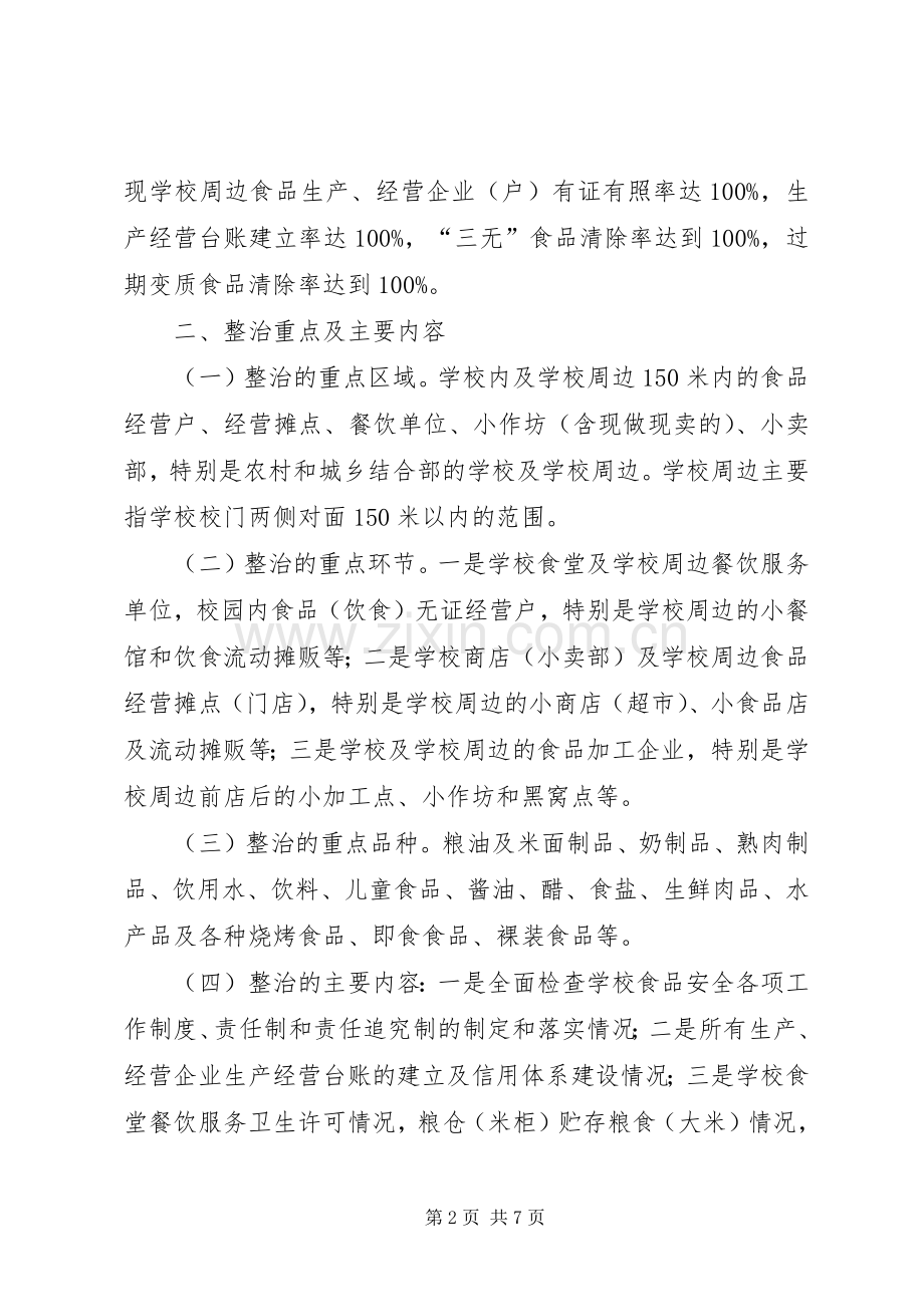 学校安全整治实施方案 .docx_第2页