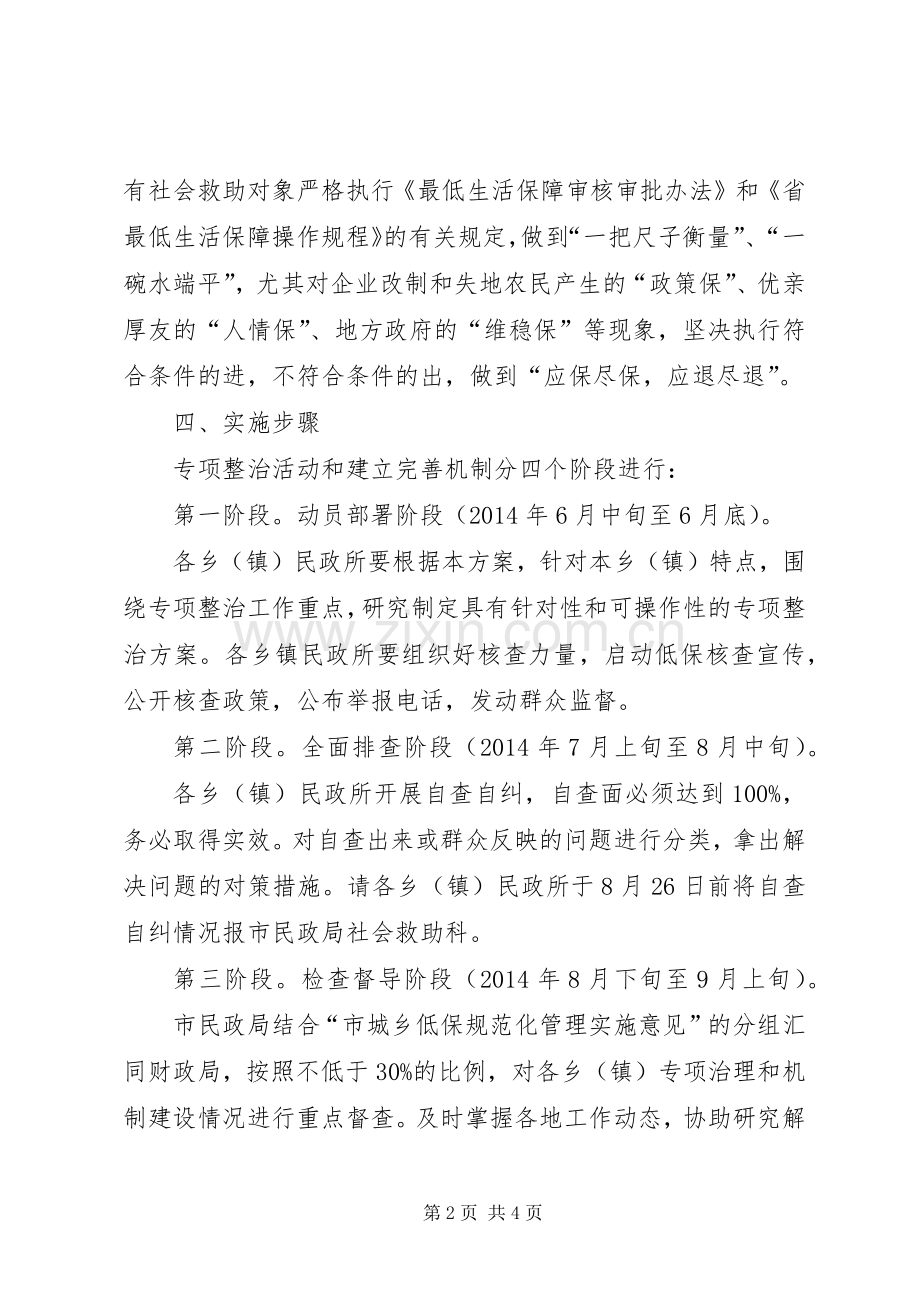 社会救助专项整治及为民服务工作实施方案.docx_第2页