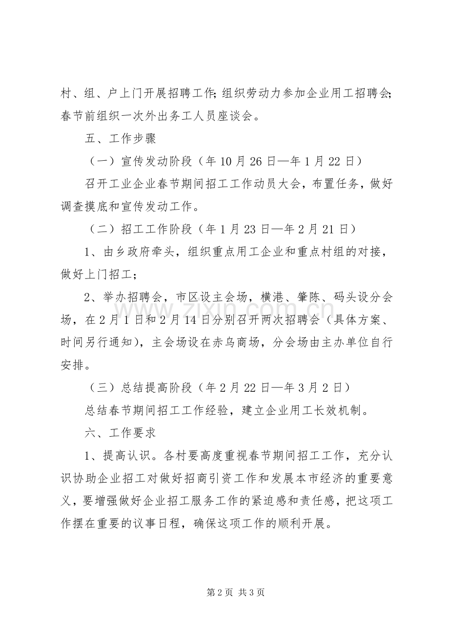 工业企业招工工作方案.docx_第2页