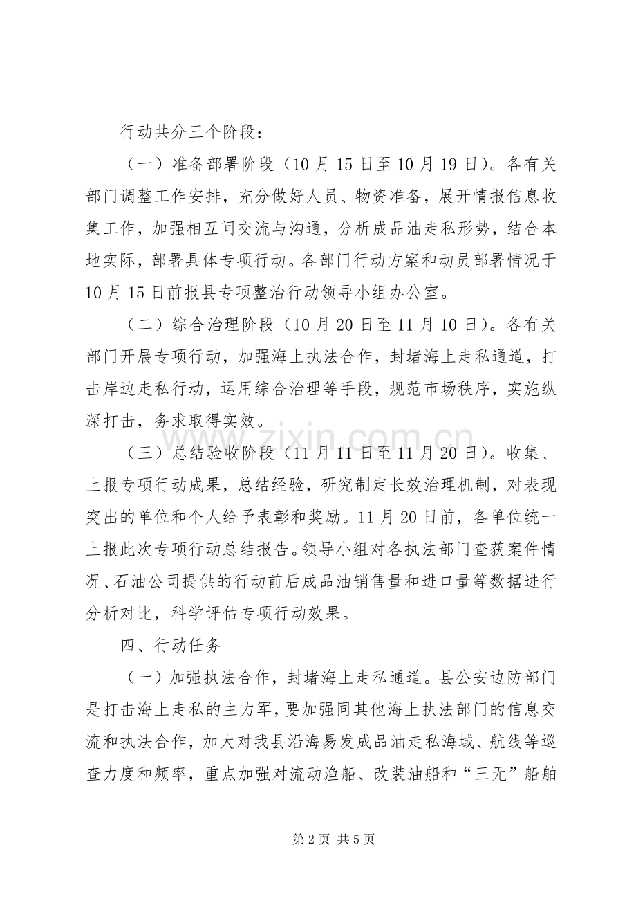 全县打击成品油走私指导实施方案.docx_第2页