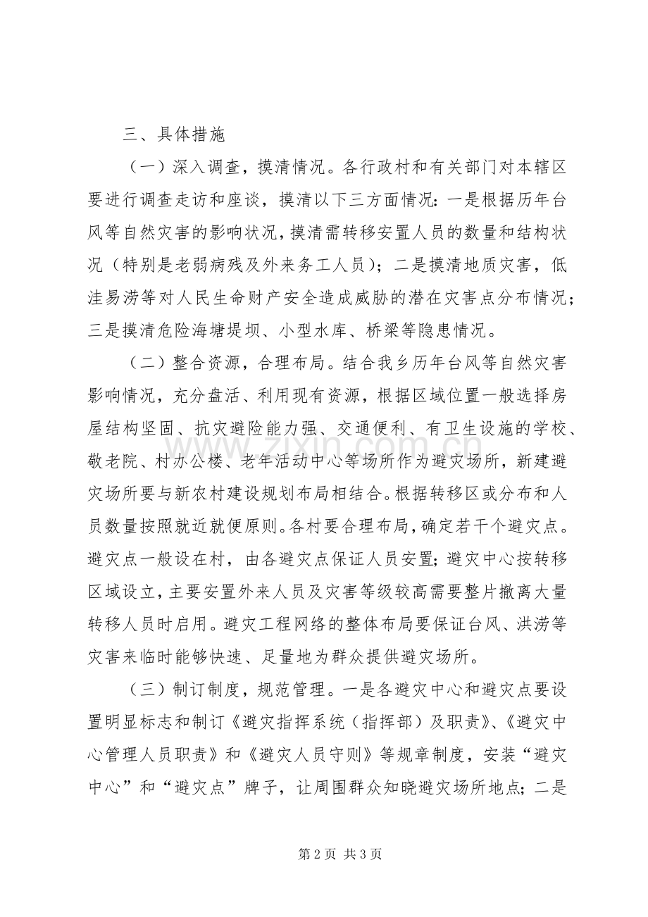 全乡避灾工程建设实施方案.docx_第2页