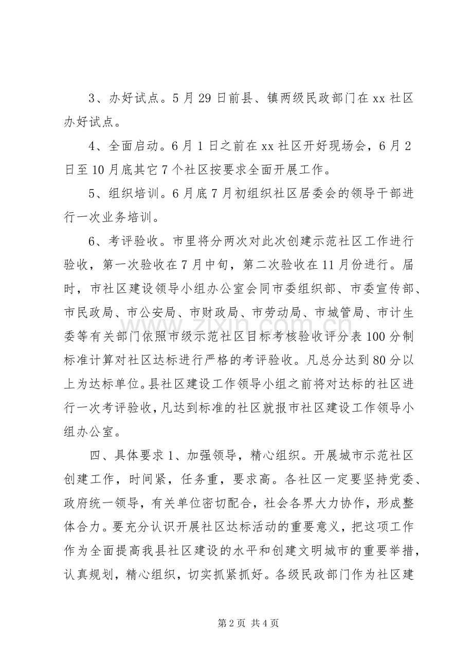 创建市级示范社区工作方案文秘文书.docx_第2页