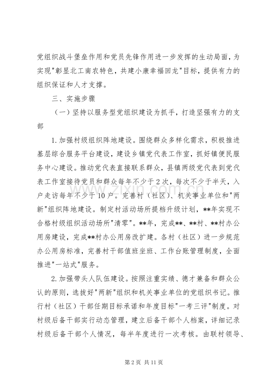 乡镇委员会党建工作实施方案.docx_第2页