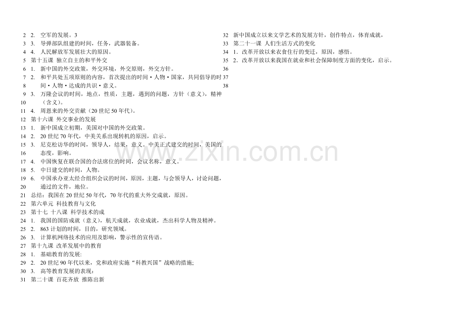八年级历史下复习提纲.doc_第2页