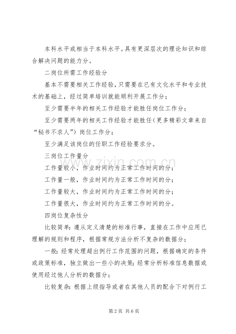 ×××国家税务局能级管理岗值量化方案.docx_第2页