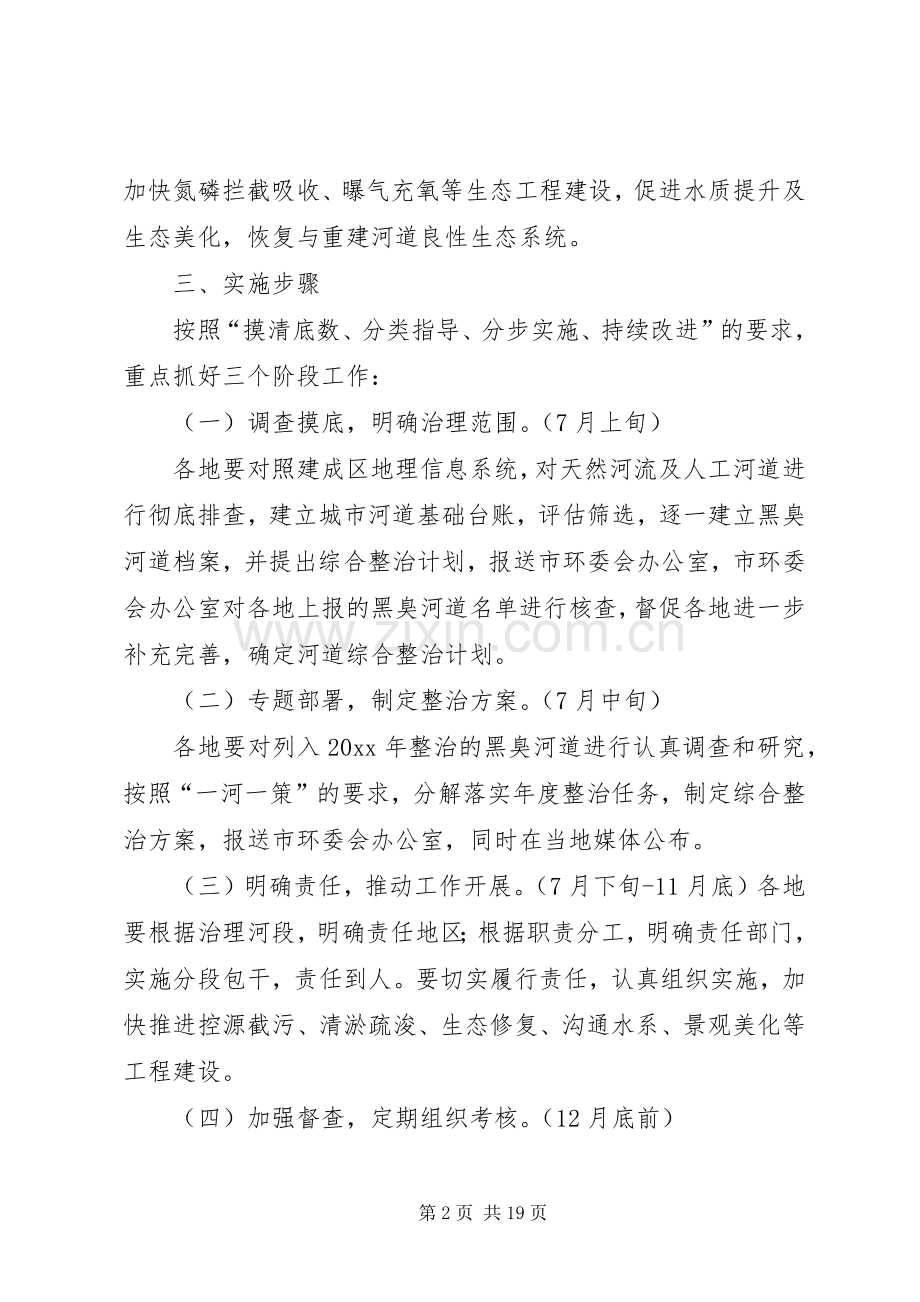 城市河道环境综合整治实施方案.docx_第2页